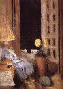 Edouard Vuillard The night opens the window oil painting